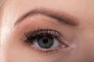 Close of woman's eye
